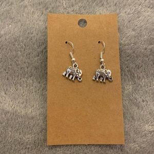 Dainty elephant earrings